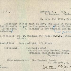 Soldier packet page