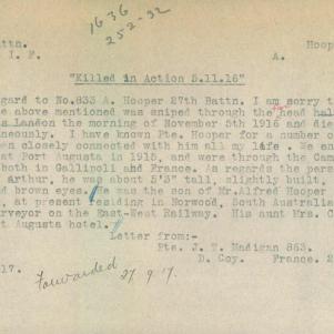 Soldier packet page