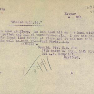 Soldier packet page