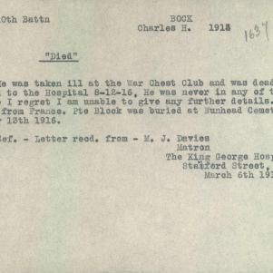 Soldier packet page