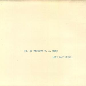 Soldier packet page