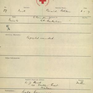 Soldier packet page