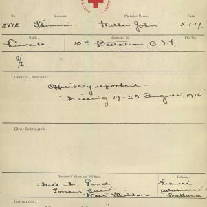 Soldier packet page
