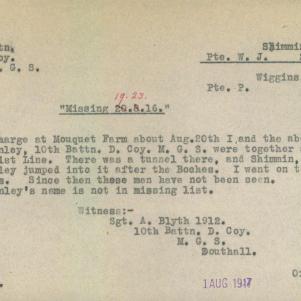 Soldier packet page