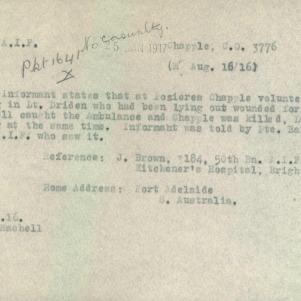 Soldier packet page