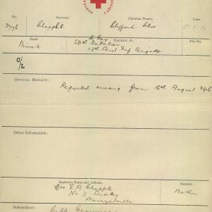 Soldier packet page