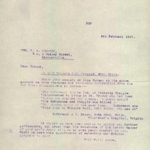 Soldier packet page