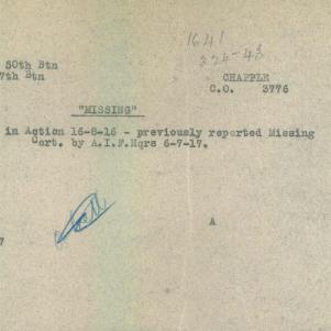 Soldier packet page