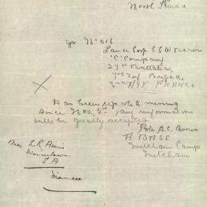 Soldier packet page