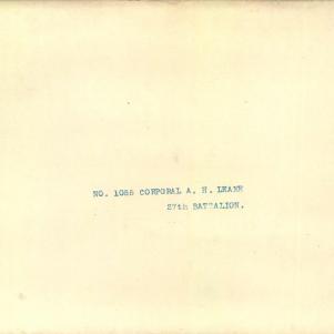 Soldier packet page