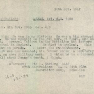 Soldier packet page