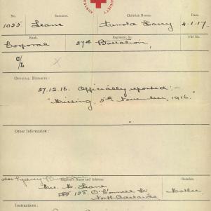 Soldier packet page
