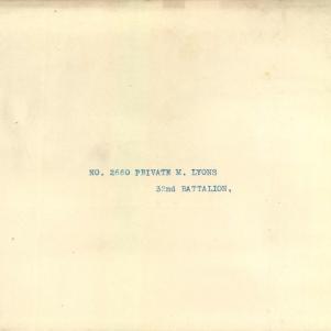 Soldier packet page