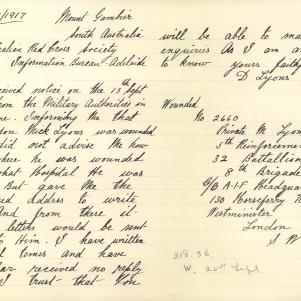 Soldier packet page
