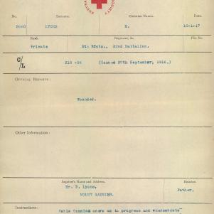 Soldier packet page