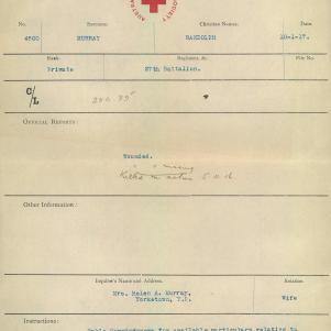Soldier packet page