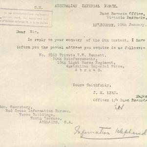 Soldier packet page