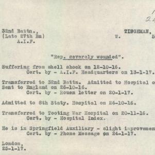Soldier packet page