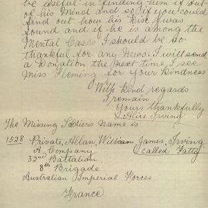 Soldier packet page