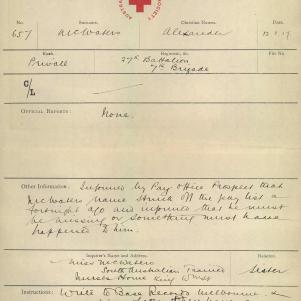 Soldier packet page
