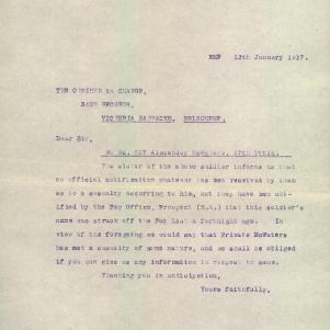 Soldier packet page