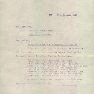 Soldier packet page