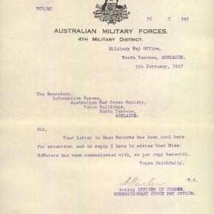 Soldier packet page
