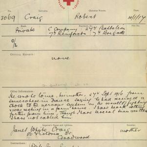 Soldier packet page