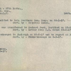 Soldier packet page