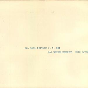 Soldier packet page