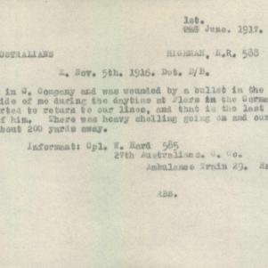 Soldier packet page