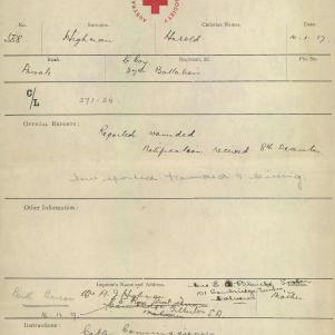 Soldier packet page
