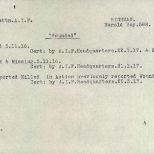 Soldier packet page