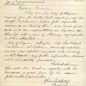Soldier packet page