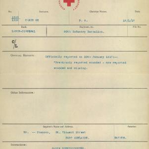 Soldier packet page