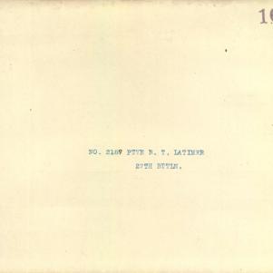 Soldier packet page