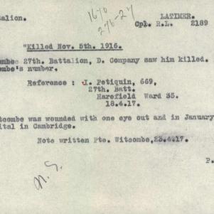 Soldier packet page