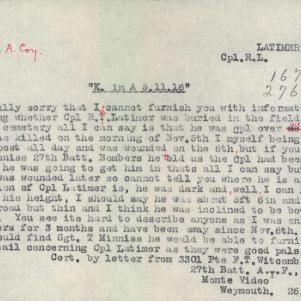 Soldier packet page