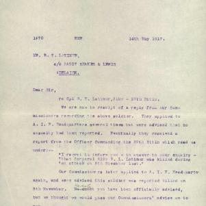Soldier packet page