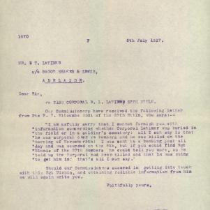 Soldier packet page