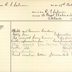 Soldier packet page