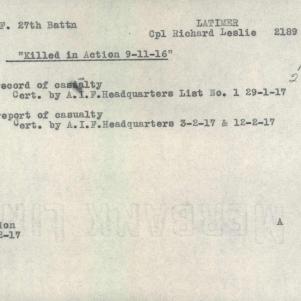 Soldier packet page