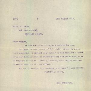Soldier packet page
