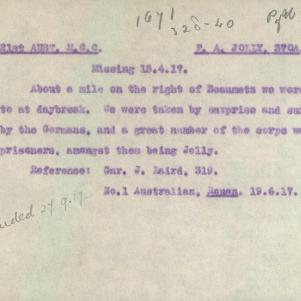Soldier packet page