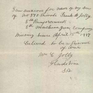 Soldier packet page