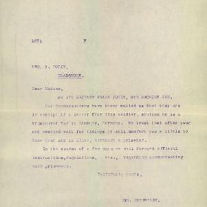 Soldier packet page