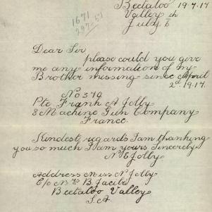 Soldier packet page