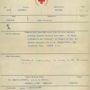 Soldier packet page