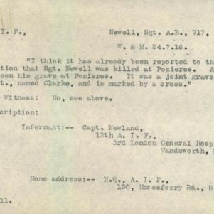 Soldier packet page