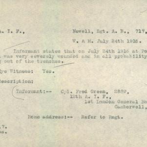 Soldier packet page